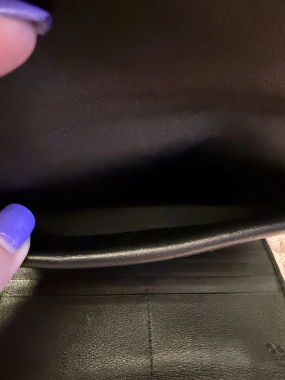 Authentic Gucci Black Leather Continental Wallet - Picture 7 of 9